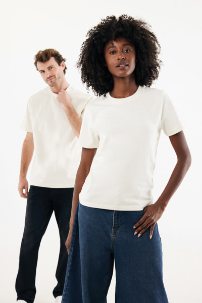 IQONIQ Nikko heavyweight recycled cotton t-shirt - Natural Raw / 4XL