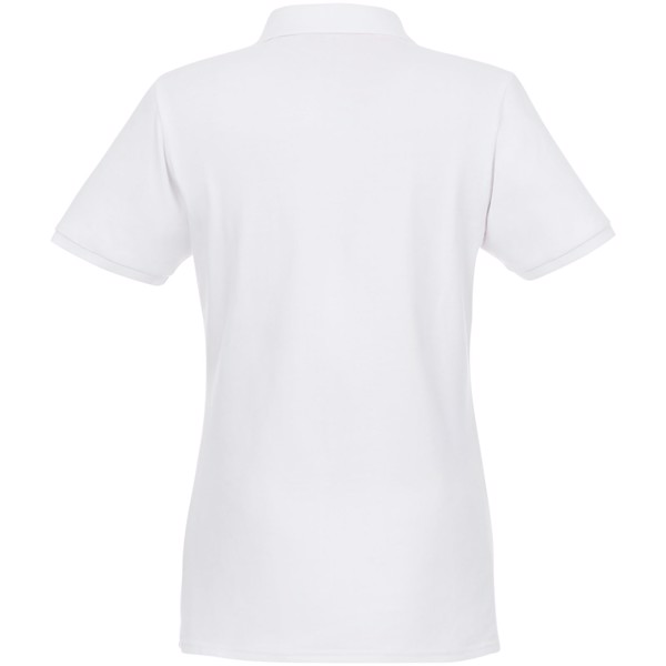 Beryl short sleeve women's organic recycled polo - White / L