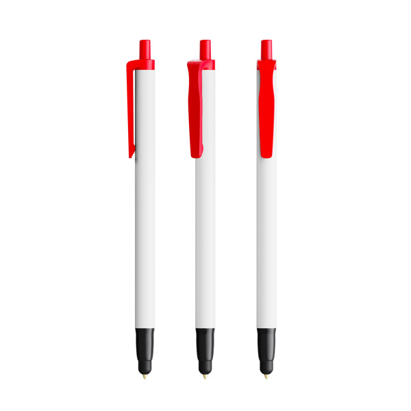 BIC® Clic Stic Stylus Ecolutions® Kugelschreiber - Rot Recycelt