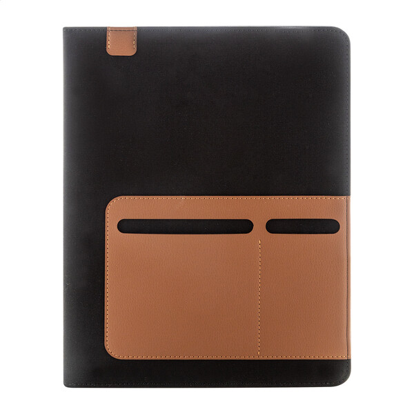 Recycled Canvas Document Folder Capudo A4 - Black