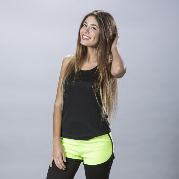 T-Shirt Donna Tecnic Lemery - Giallo Fluor / S