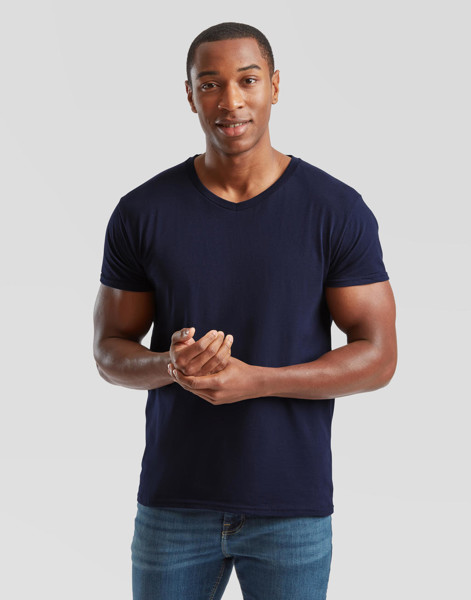 Iconic 150 V Neck T - White / 2XL