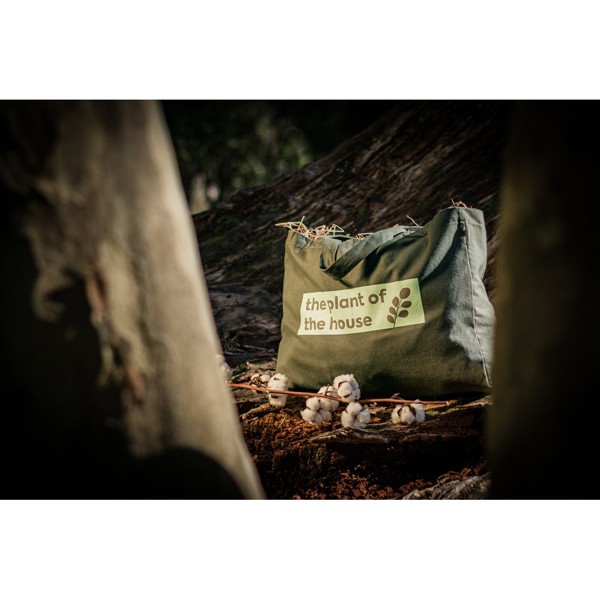 CAMDEN. Taška z bavlny (50 %), recyklované bavlny (30 %) a polyesteru (20% rPET) (280 g/m²) - Bílá