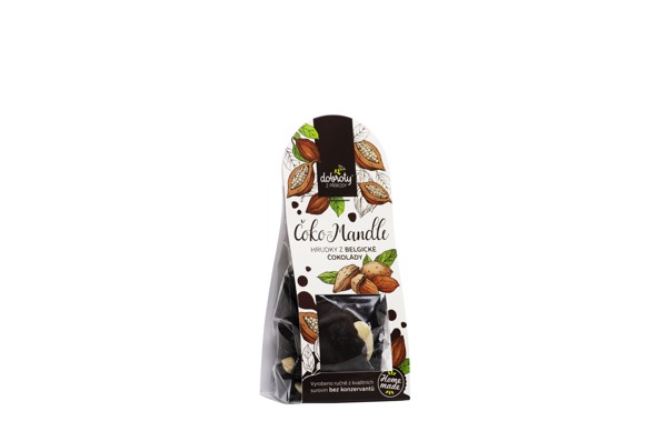 Čoko-Mandle - hrudky z belgickej čokolády