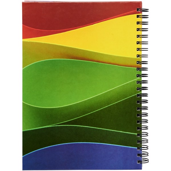 Carnet Wire-o A5 avec couverture rigide - Blanc / Noir