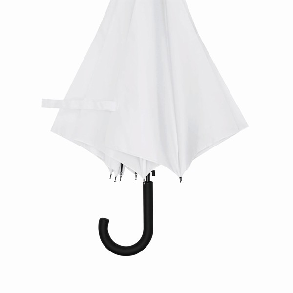 Automatic Windproof Stick Umbrella Wind - White