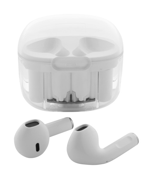 Rabs Transparent Wireless Earphones Trance - White