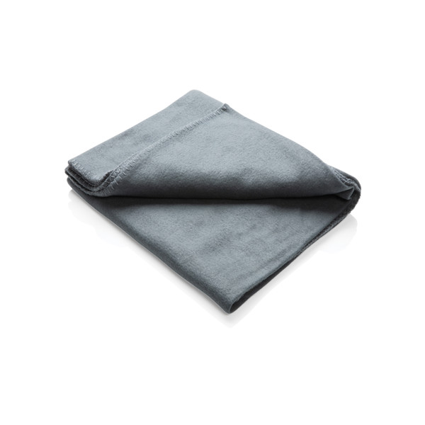 Fleece-Decke im Etui - Anthrazit