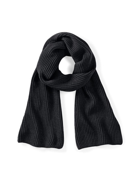 Metro Knitted Scarf - Black