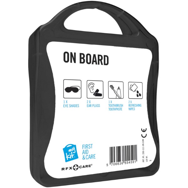 MyKit On Board Travel Set - Transparent Black
