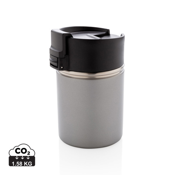 Bogota compact vacuum mug with ceramic coating - Grey