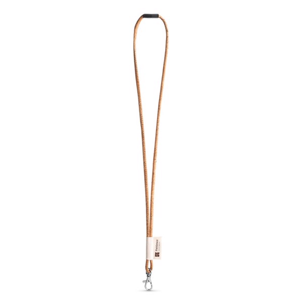 75096. Lanyard Cork Long Set. Modelos standard - Natural
