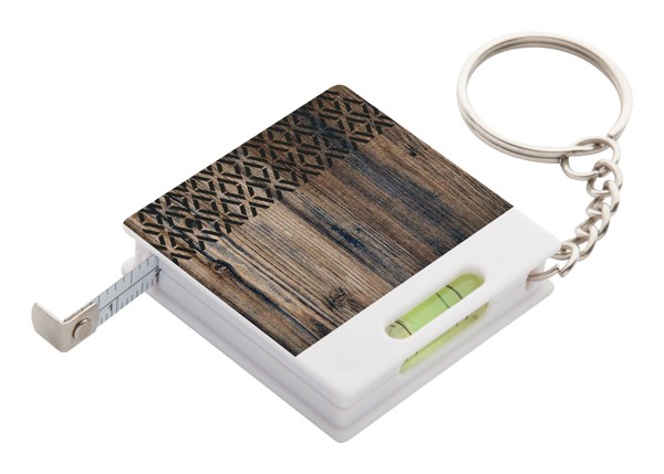 Tape Measure With Keyring Level