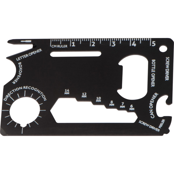 BENNO Kit supravieţuire din aluminiu pentru bagaje - Black