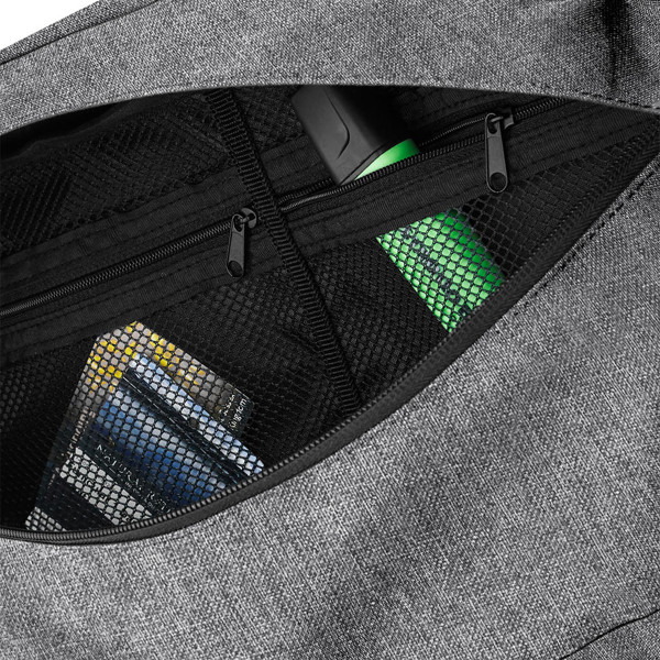 Oversized Across Body Bag - Grey Marl / ONE SIZE