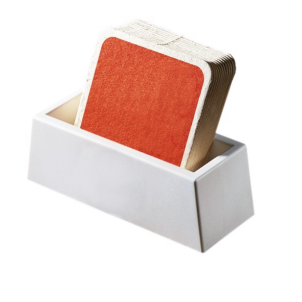 Bierdeckel-Ständer "Tip" - Weiß