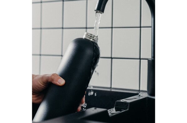 Waterdrop Stainless Steel Bottle with Steel Cap 600ml