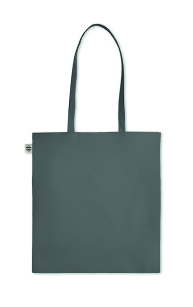 Zimde Color tote bag organski bombaž, 140 g/m² - Kamnito siva