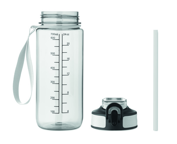 Sports bottle 700ml Enkel - Transparent