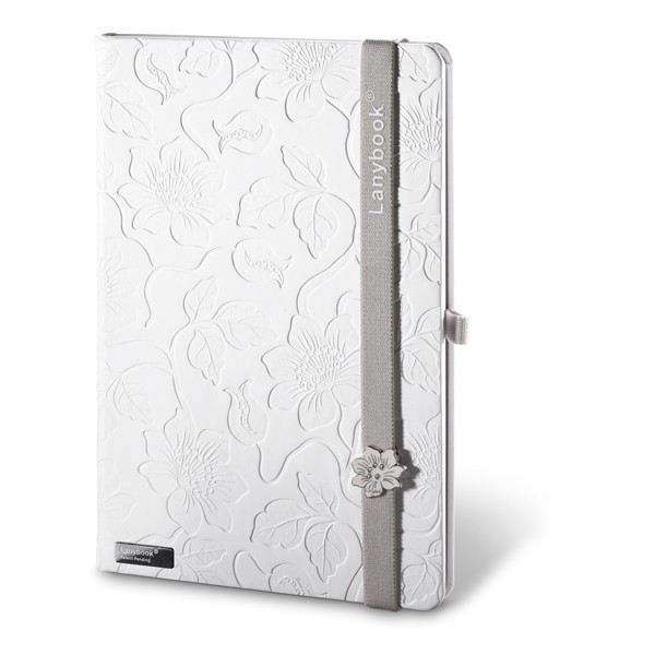 LANYBOOK INNOCENT PASSION WHITE. Bloc-notes - Gris