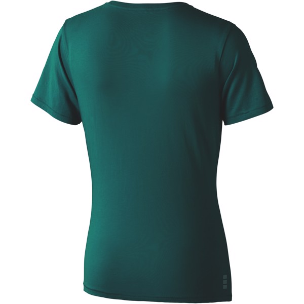 T-shirt de manga curta Nanaimo de mulher - Verde floresta / M