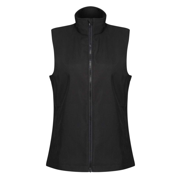 Women's Ablaze Printable Softshell Bodywarmer - Black / Black / L