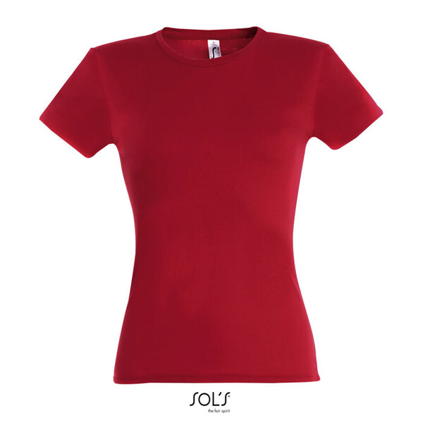 MISS T-SHIRT SENHORA 150g - VermelhoXXL