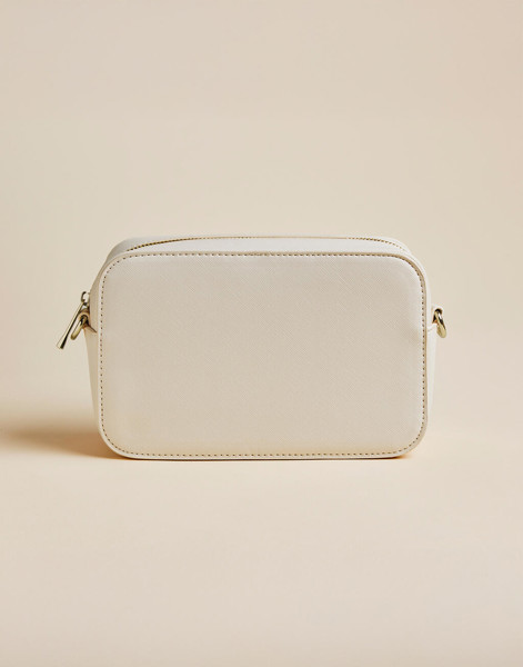 Boutique Structured Cross Body Bag - Oyster / ONE SIZE