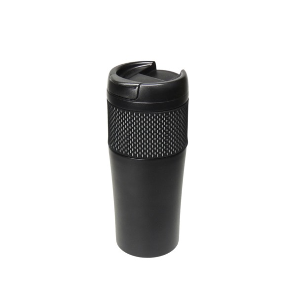 Gobelet Isolant "Temptation", Grand - Noir / Gris