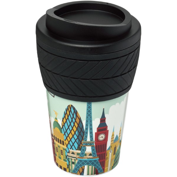 Brite-Americano® termo hrnček 350 ml - Jednofarebná čierna