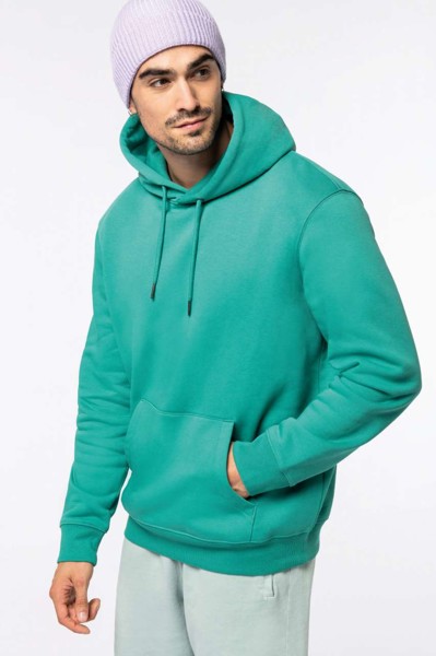 Eco-Friendly Unisex Hooded Sweatshirt - Peacock Blue / 2XL