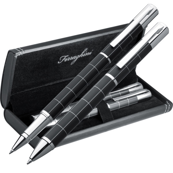 Ferraghini metal writing set - Black