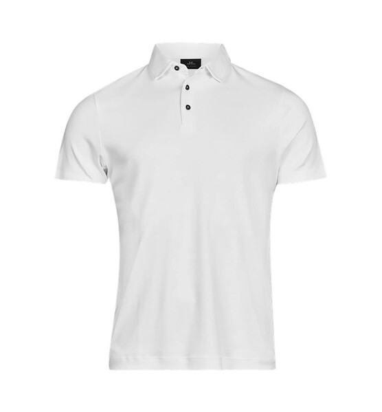 Pima Cotton Polo - White / S