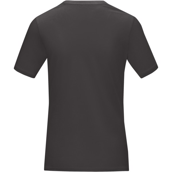 T-shirt para mulher orgânica "Azurite" - Cinza tempestade / L