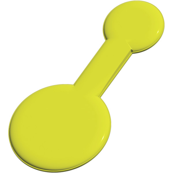Íman refletor redondo grande em TPU RFX™ - Amarelo neón