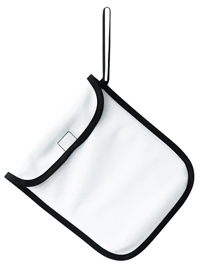 Knitted Storage Bag Naples - White / 25 x 17 cm