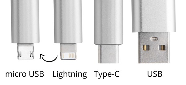 Usb Charger Cable Drimon - Silver