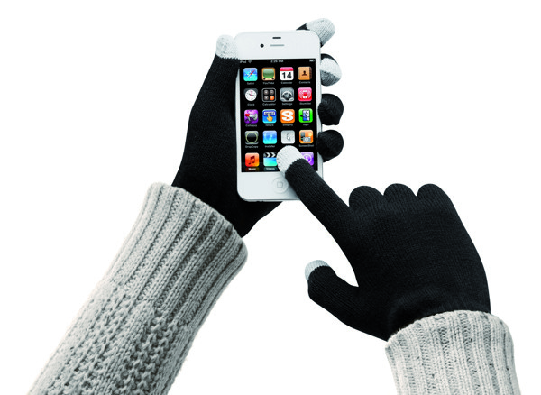 Guanti touchscreen Tacto - Nero