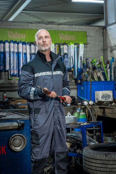 7601 COVERALL PGL Grey/Black C56