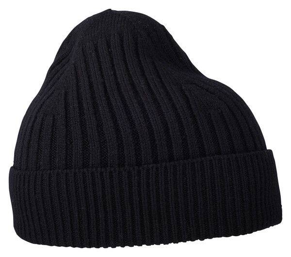 9063 CAP KNITTED BLACK ONE
