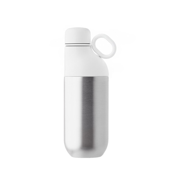 HOOKIPA M - BND877M - Bouteille et gobelet 2 en 1 (500 ml / 370 ml) Double paroi en acier inoxydable recyclé et ABS