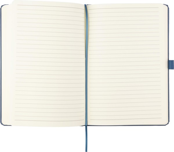 Caderno em cartão e biorresíduos reciclados A5 Gertrud - Brown