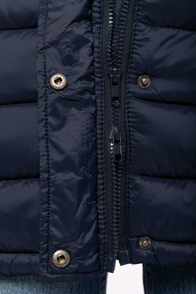 Ladies' Lightweight Hooded Padded Parka - Black / S
