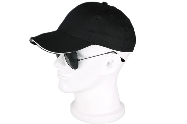 Cap with LED lighting