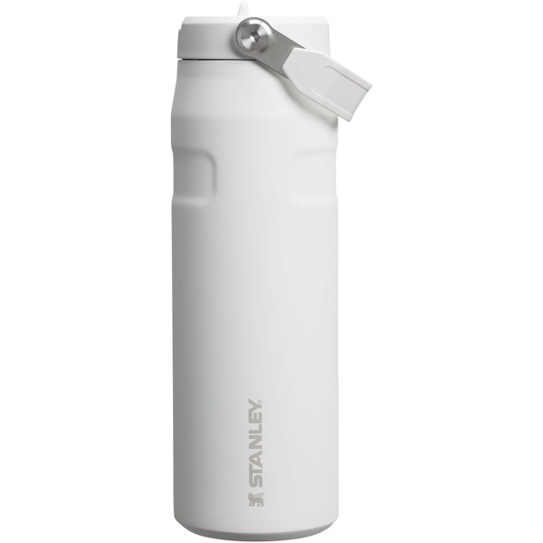 Stanley IceFlow™ 2.0 700 ml Flasche mit Flip-Trinkhalm - weiß gefrosted
