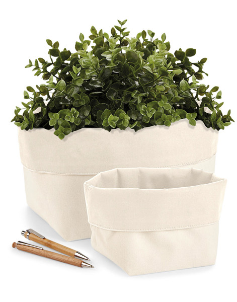 Reversible Canvas Organiser - Natural / M