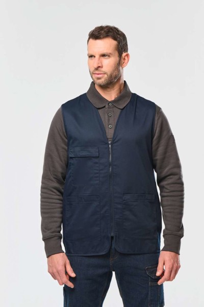 Unisex Polycotton Multi-Pocket Vest - S