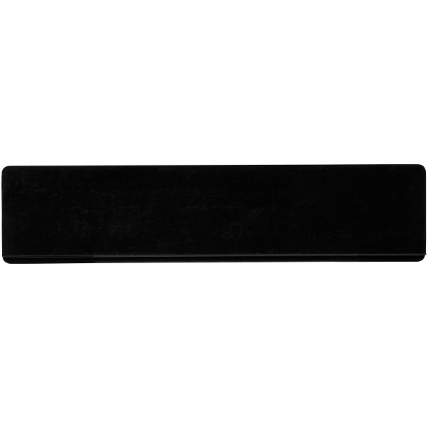 Plastové pravítko 15 cm Renzo - Jednofarebná čierna