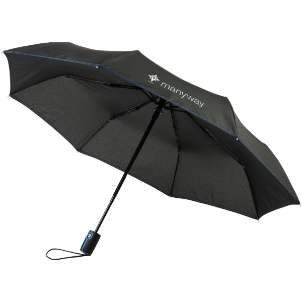 Stark-mini 21" foldable auto open/close umbrella - Process Blue