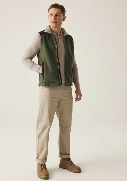 Faversham Fleece Bodywarmer - Black / M